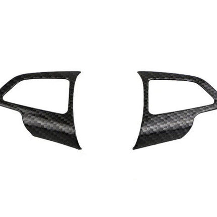 MK3.5 Focus - Carbon Fibre Steering Wheel Trim Surrounds (Facelift Only) - Car Enhancements UK