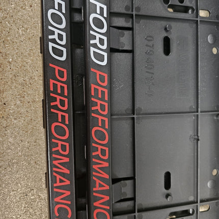 *** CLEARANCE*** Ford Performance Number Plate Holder Set of 2 - SMALL DEFECTS - Car Enhancements UK