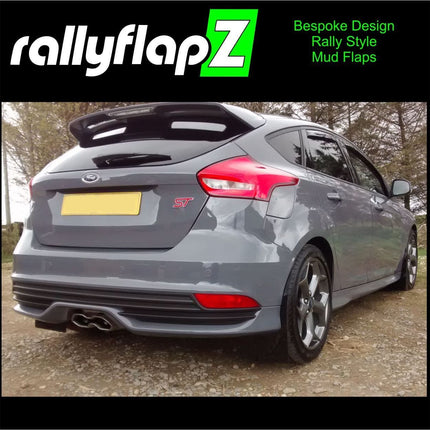 rallyflapZ | Mud Flaps to fit FORD FOCUS Mk3 | 3.5 ST250 ST-Line Zetec 12-18 (All Options) - Car Enhancements UK