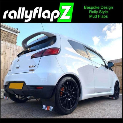 rallyflapZ | Mud Flaps to fit MITSUBISHI COLT RALLIART 3DR 2008-2013 Face Lift - Car Enhancements UK