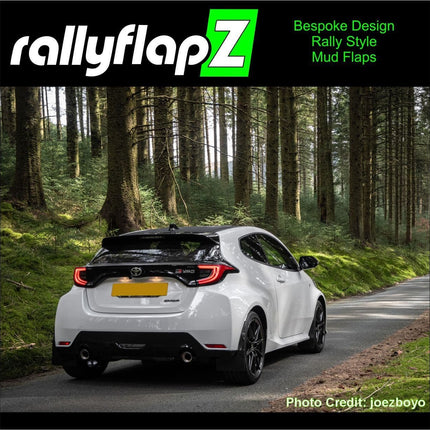 rallyflapZ Rally Style Mud Flaps TOYOTA GR YARIS, GR4 2020+ (All Options) - Car Enhancements UK