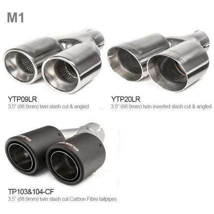 Cobra Exhausts - BMW 330e (G20) (19>) Valved Quad Exit Rear Axle Back M3 Style Performance Exhaust