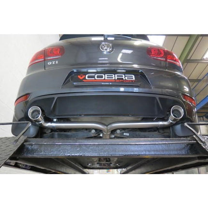 VW Golf GTI (Mk6) 2.0 TSI (5K) (09-12) Venom Box Delete Race Cat Back Performance Exhaust