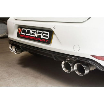 Cobra Exhausts - VW Golf R (Mk7) 2.0 TSI (5G) (12-18) Turbo Back Performance Exhaust