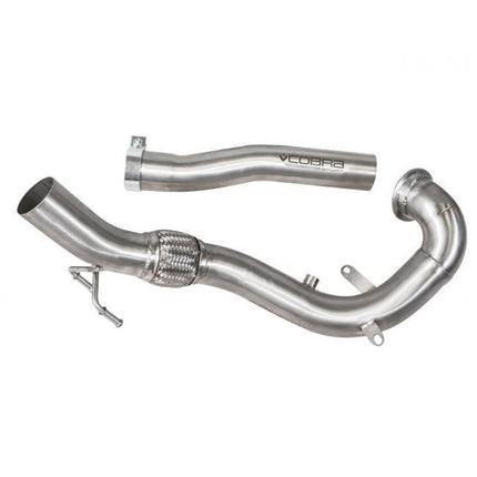 Cobra Exhausts - Seat Ibiza Cupra 1.8 TSI (16-18) Sports Cat / De-Cat Front Downpipe Performance Exhaust