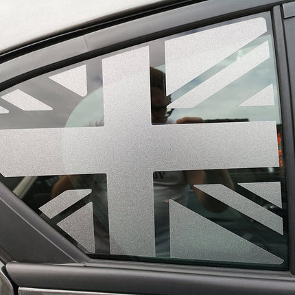 MK4 Focus Union Jack Rear Window Decals (Pair) - Car Enhancements UK